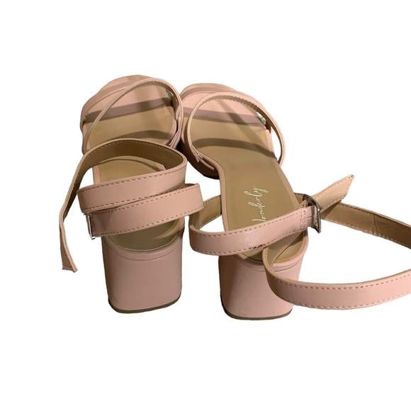 Wonderly Callie Pink block heel sandal size 8 - Picture 6 of 8